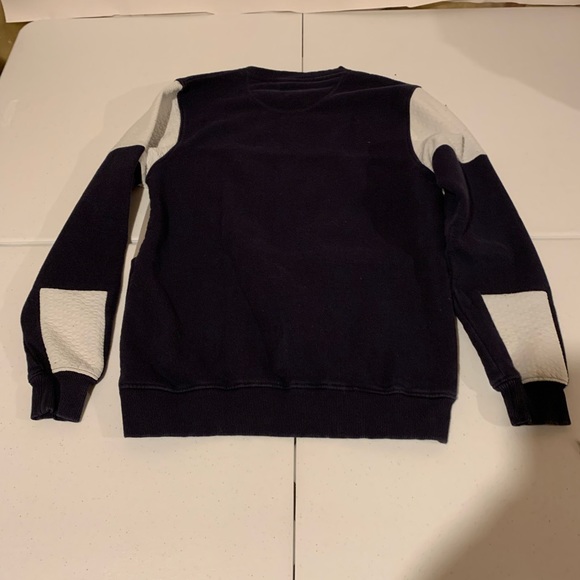 A Tiziano Men’s Size L Pullover Crewneck Sweater Blue/ Gray - Picture 5 of 9